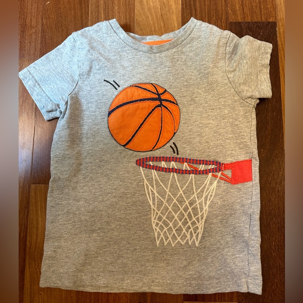 Mini Boden Basketball Tee 5Y